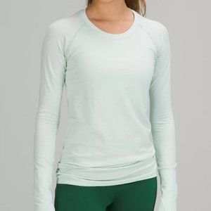 Lululemon Swiftly Tech Shirt Long Sleeve Delicate Mint Size 4